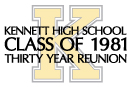 KENNETT HIGH SCHOOL CLASS OF 1981 THIRTY YEAR REUNION