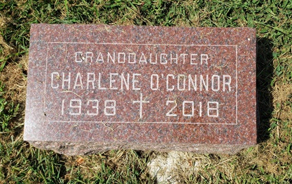 Charlene "Char" O'Connor gravestone, Class of 1956