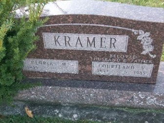 Courtland Kramer gravestone, Class of 1956