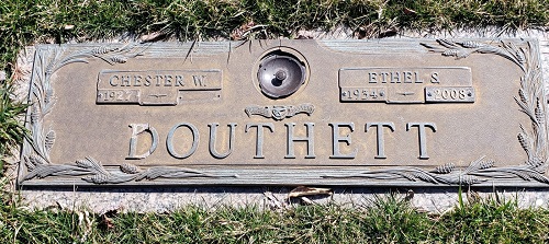 Ethel Largent DOuthett gravestone, Class of 1952