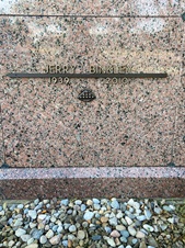 Jerry Binkley gravestone, Class of 1956