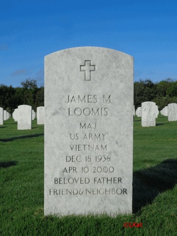 James (Jim) Loomis gravestone, Class of 1956