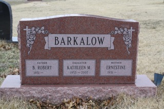 Kathy Barkalow gravestone, Class of 1972
