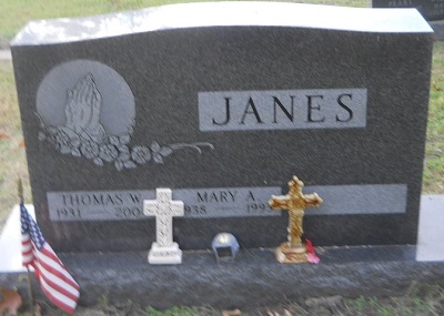 Matry Ann Tuzinski Janes gravestone, Class of 1956
