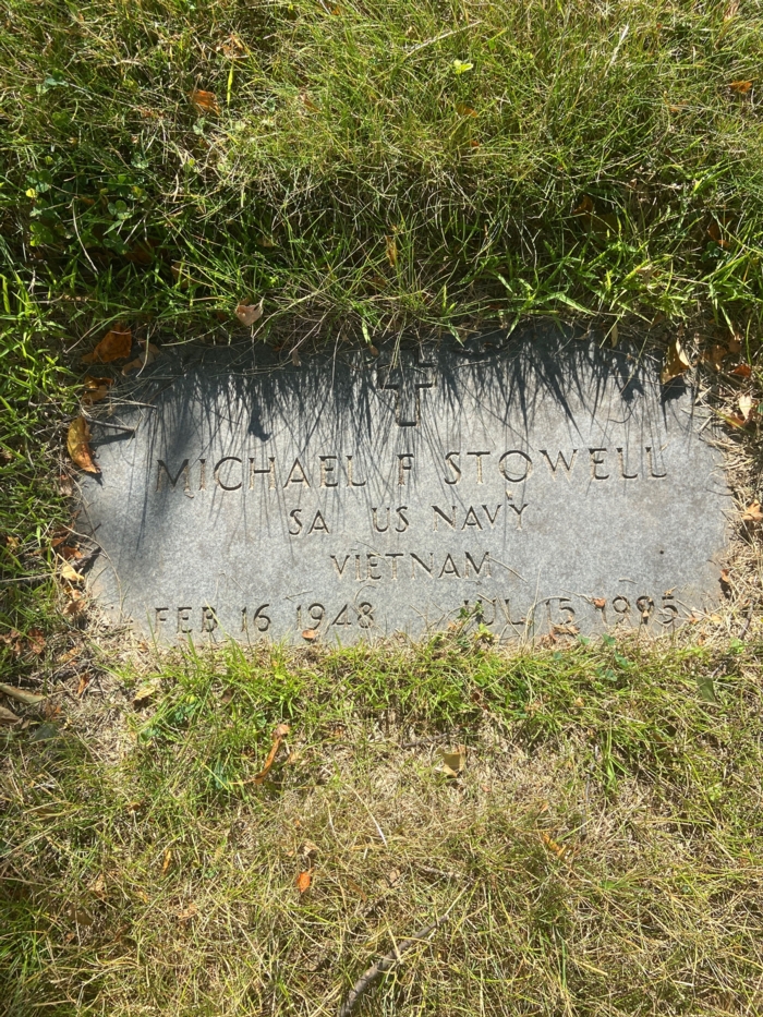 Michael Stowell gravestone, Class of 1966