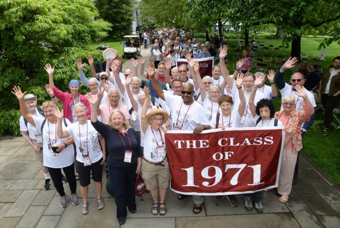 Class of 1971 at the May 28 Parade of Classes