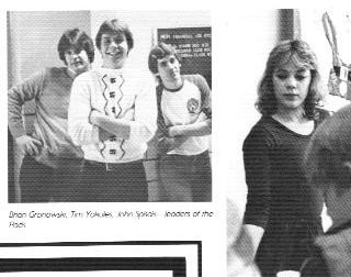 Tim Yokules, Brian Gronowski, John Spisak, Heidi (Heinzman) Butcher