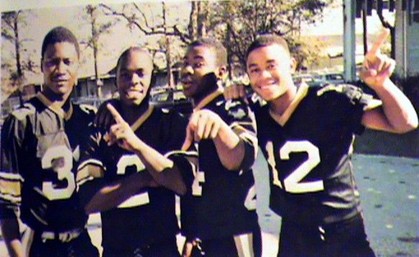 L/R: BHS #1 - Sterling Laurent '87,Hollis Whitfield '87, Danny Brown '86 and Brad Brown '88