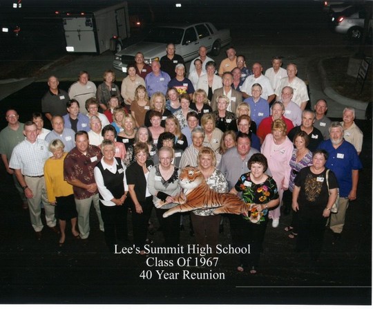 Lee's Summit Class of 1967 Reunion in 2007