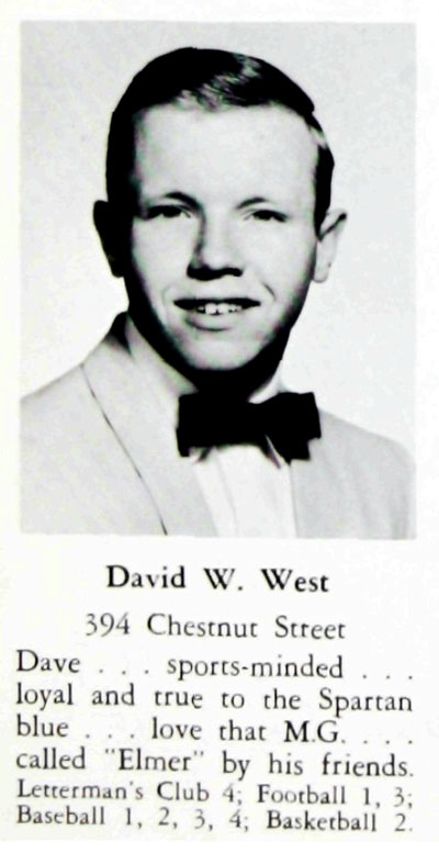 David West, Class of 1964, Paramus NJ