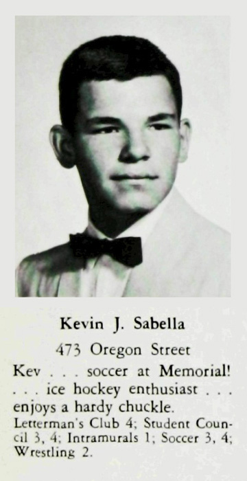 Kevin Sabella, Paramus High School Class of 1964