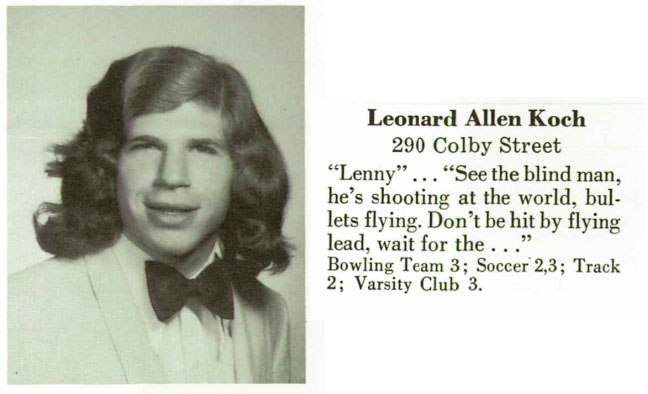 Leonard "Lenny" Koch, Paramus High School deceased at age 69