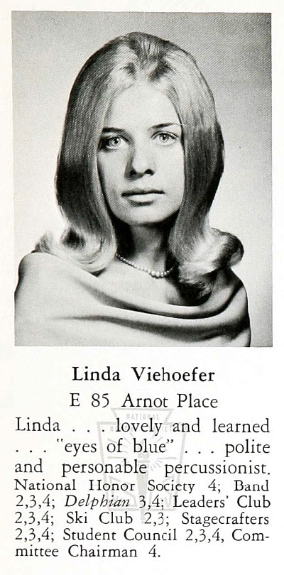Linda Marie Viehoefer, Paramus High School Class of 1967