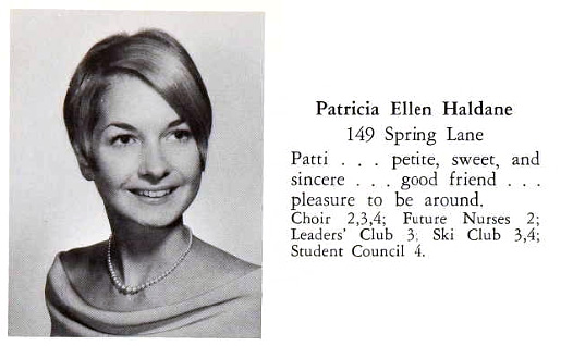  Patricia Ellen Haldane Bosley, Paramus HS Class of 1968