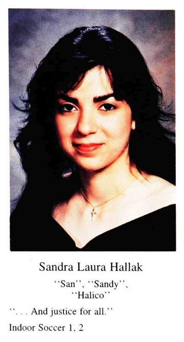 Sandra Hallak, Class of 1995