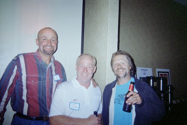 Bryan Burke, Ralph McKee and David Featherston