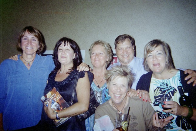 Julie McIvor, Jaqui Fischer, Mike Curtis, Sue Jones and guest