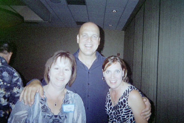 Jean and Dan (Halleck) McArthur and Sheila Morey