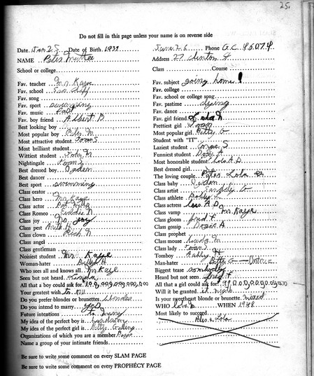 Peter Muttee in Betty Sprague's Character book