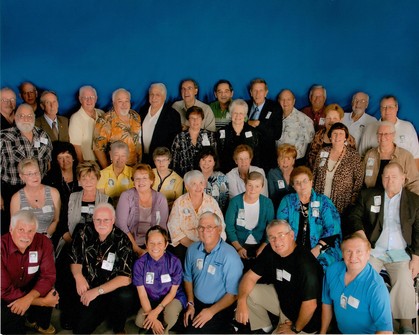 The whole group at the 50 year reunion