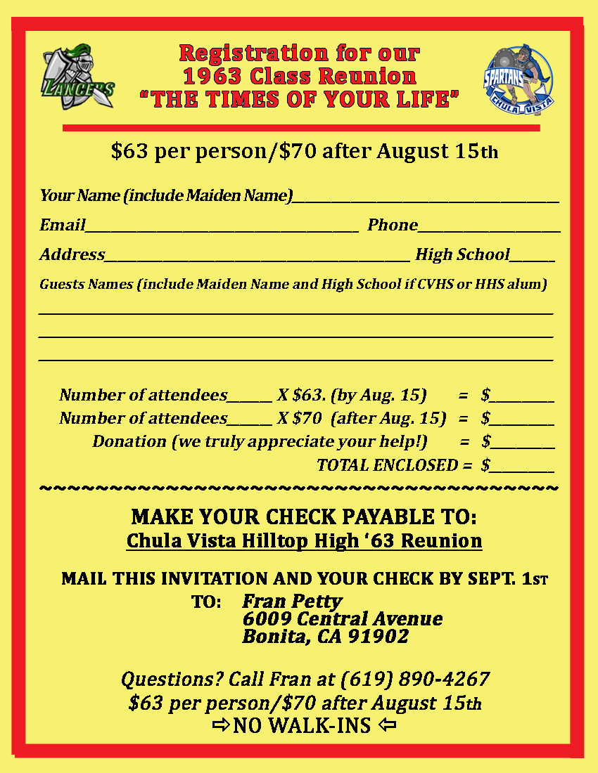 Registration form