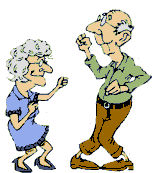Old couple dancing gif