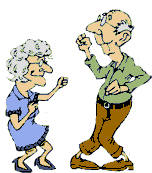 Old couple dancing gif