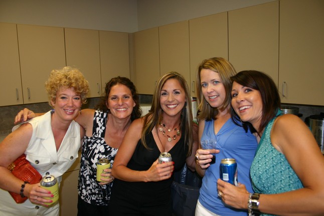 Ann Baker, Wendy Minges Wyatt, Susan Weibel Frooman, Julie Scholten Wood, Kelli Heflin Buttelwerth