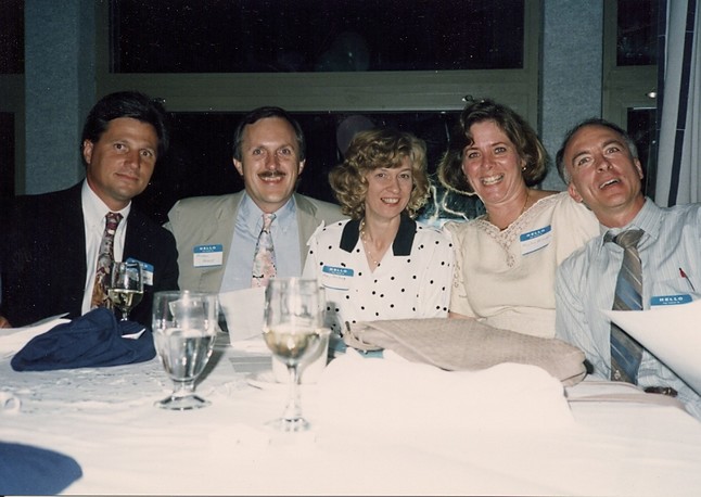 Ron Judge, Michael Henley, Mary (Roman) Shelburg, Mary Sue (White) McLaughlin & Mark Cook