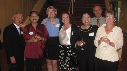 Warren, May Nyunt Dudley, Janis Maurer Rovetti, Carmen Torres, Swe Nyunt Barron, David and Rosanna Venza Wachtel