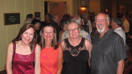 Irene Balcar Dillon, Christine Haska Cermak, Christine Pelham Kemp and Alan Kemp