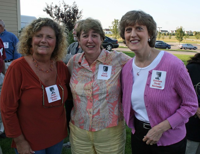 Janet Jacoby, Carol Murray and Gretchen Steck