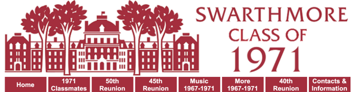 Swarthmore '71 web header