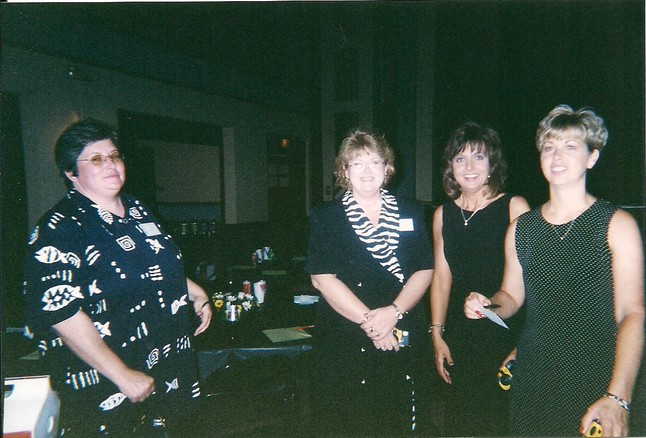 Julie Johnson, Kathy Parker, Lisa Frencken Sherertz and Terry Ellis Telford