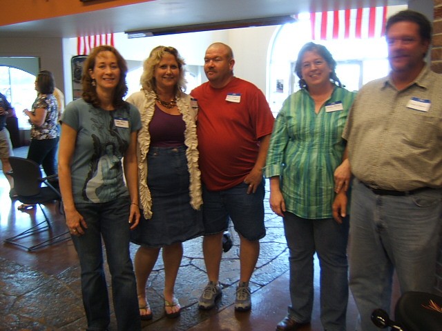 Kathy Miller Trentham, Amy Seidman Mays & Husband, Shelly Marion and Mark Martin