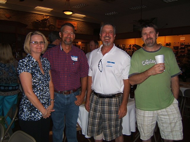 Loretta Curtis Lane, Larry Lane, Rick Bussey and Mark Hollandsworth