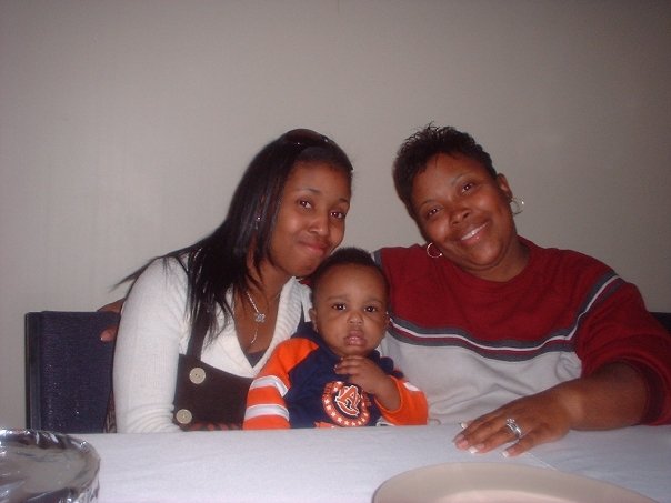 Dixie, daughter Anquiette and grandson