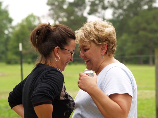 Julie Baker (Bronson) & Brenda Speir (Moran)