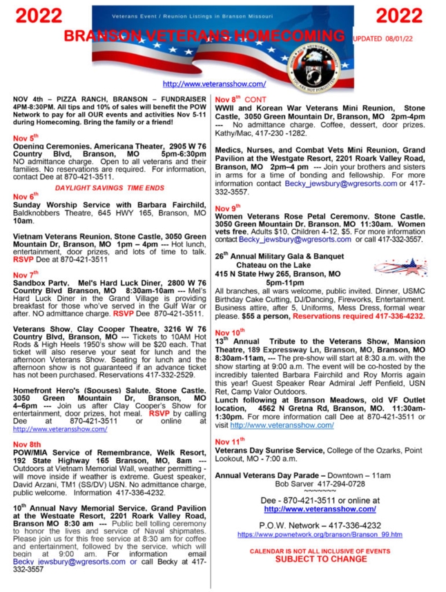 2023 Branson INFO