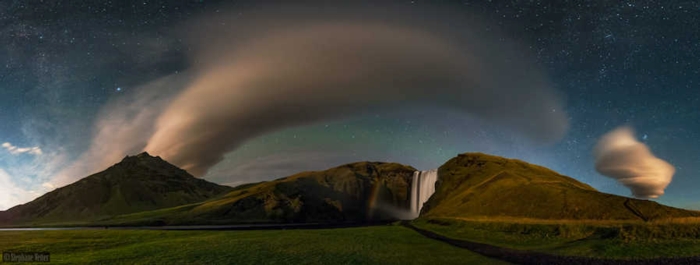 Iceland waterfall