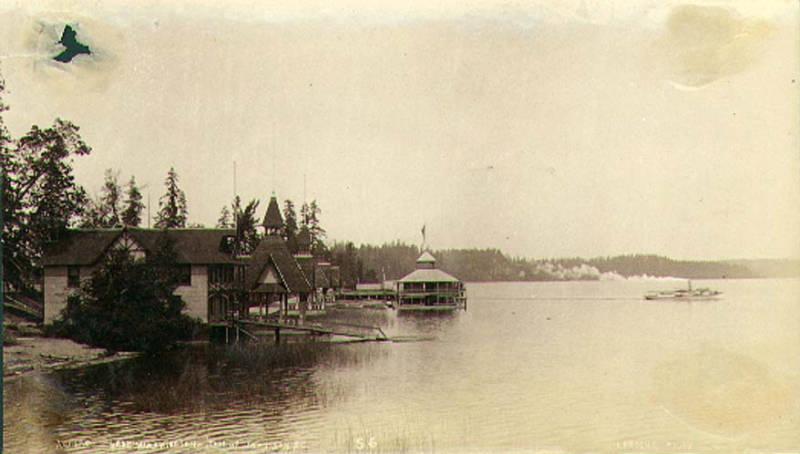 Madison Park on Lake Washington 1892