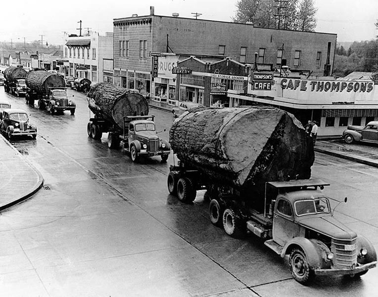 1947 Log Parade Bothell