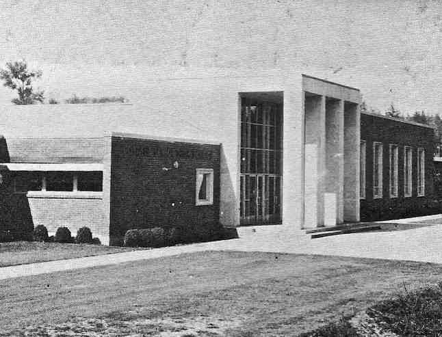 Front entrance (circa 1961)