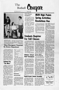 Bothell Cougar, April 14, 1961