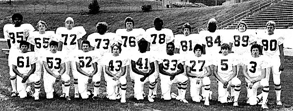 KMHS Senior Football Players 1979