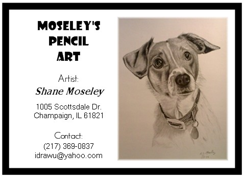 Sponsorship Donation: Gift Certificate Door Prize, 11x14 Pencil Portrait, $300 Value