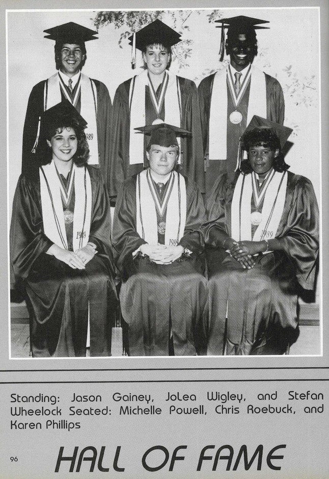 MRHS Hall of Fame - Class of 1989