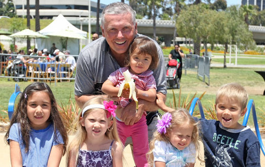 Lonnie with his grand kids