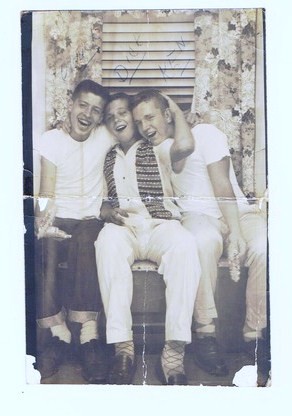 Chuck Wittman, Dick Brecht and Ken Damron, 1957
